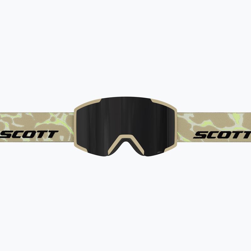 Ski goggles SCOTT Shield mojave beige/amp black chrome 4