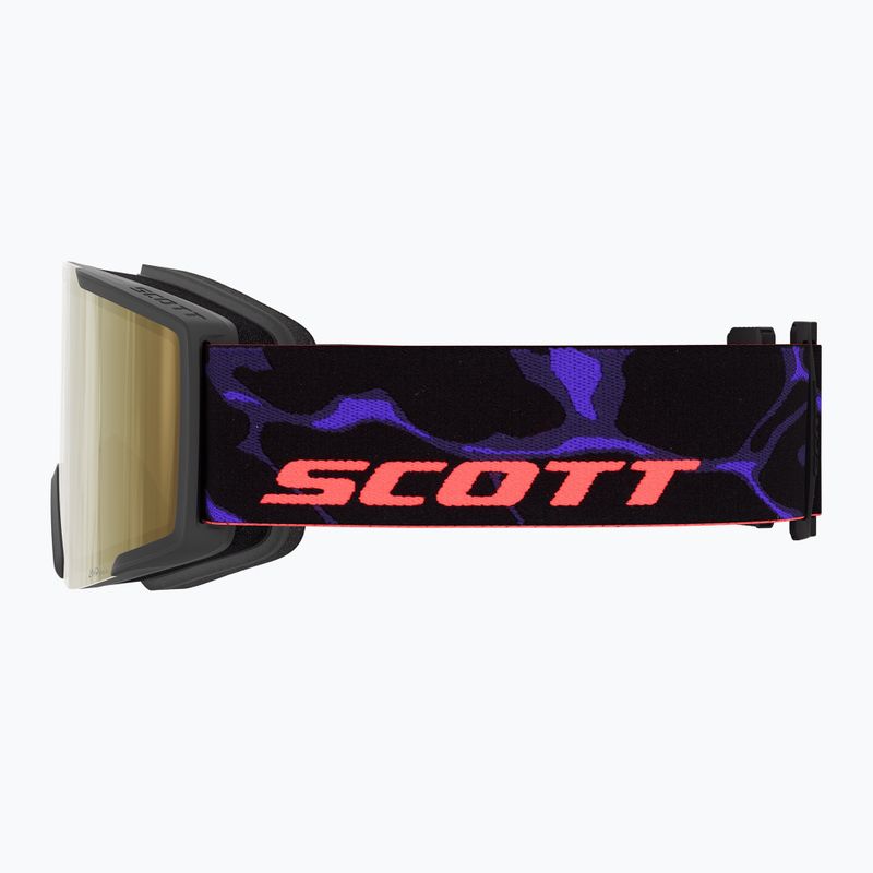 Ski goggles SCOTT Shield LS black/purple/amp ls cinnamon chrome 2