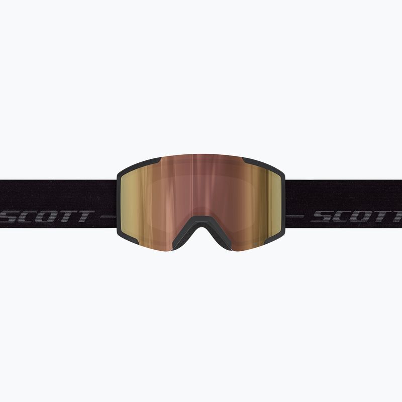 Ski goggles SCOTT Shield LS black/fog grey/amp ls cinnamon chrome 3