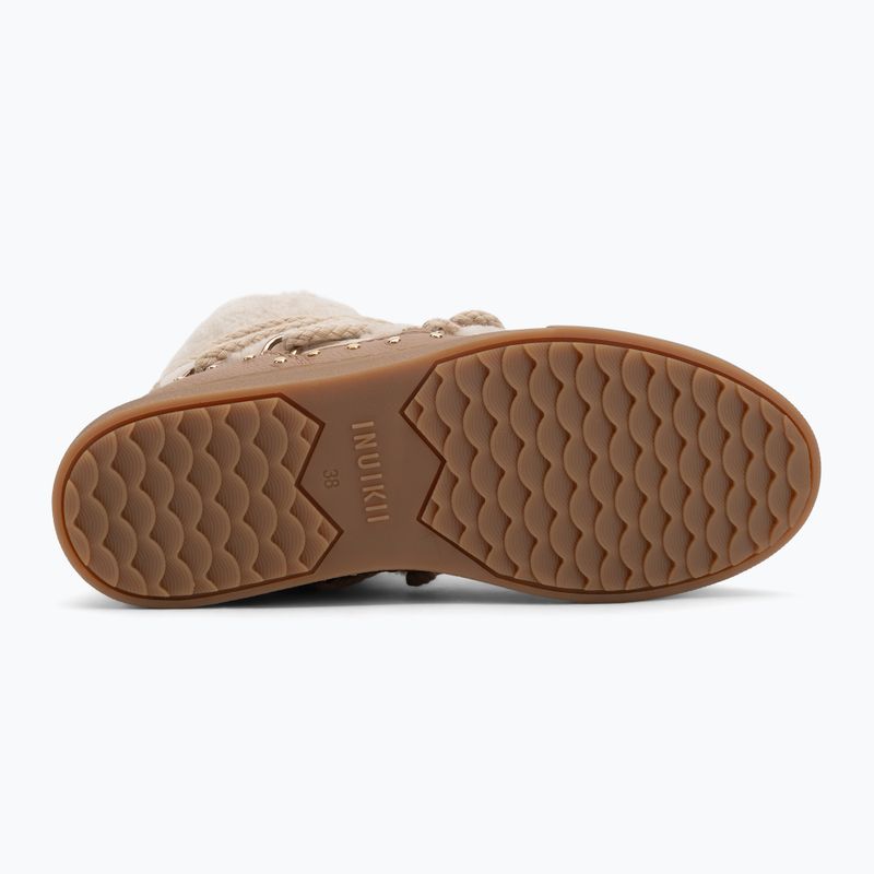 Women's snow boots INUIKII Curly Rock beige 4