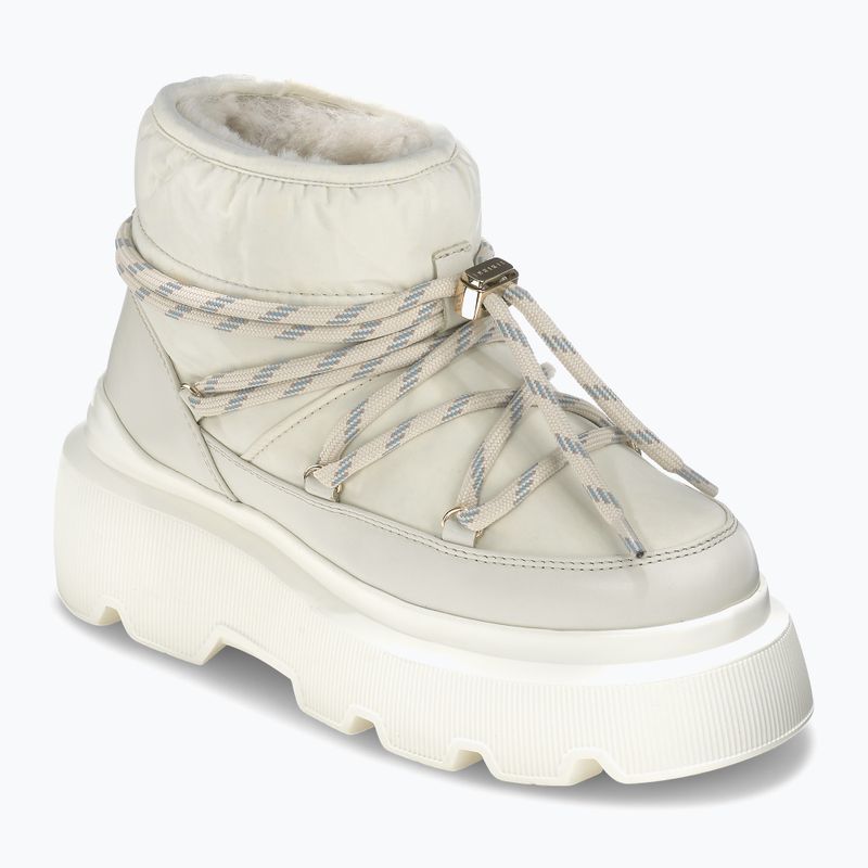 Women's INUIKII Endurance Puffer snow boots off white 8