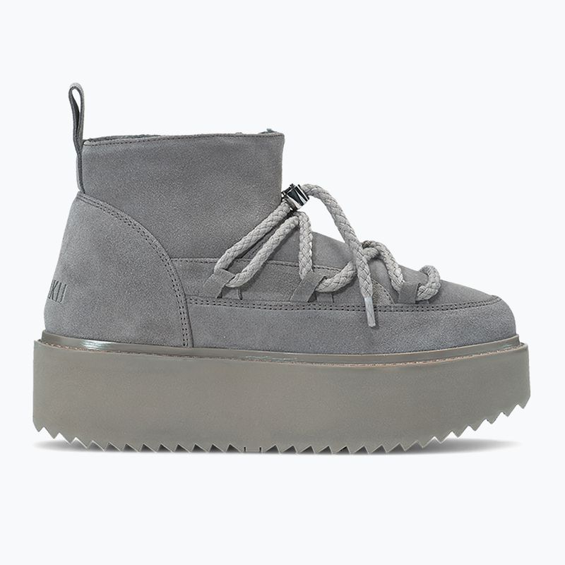 Women's INUIKII Classic Low Platform snow boots grey 2