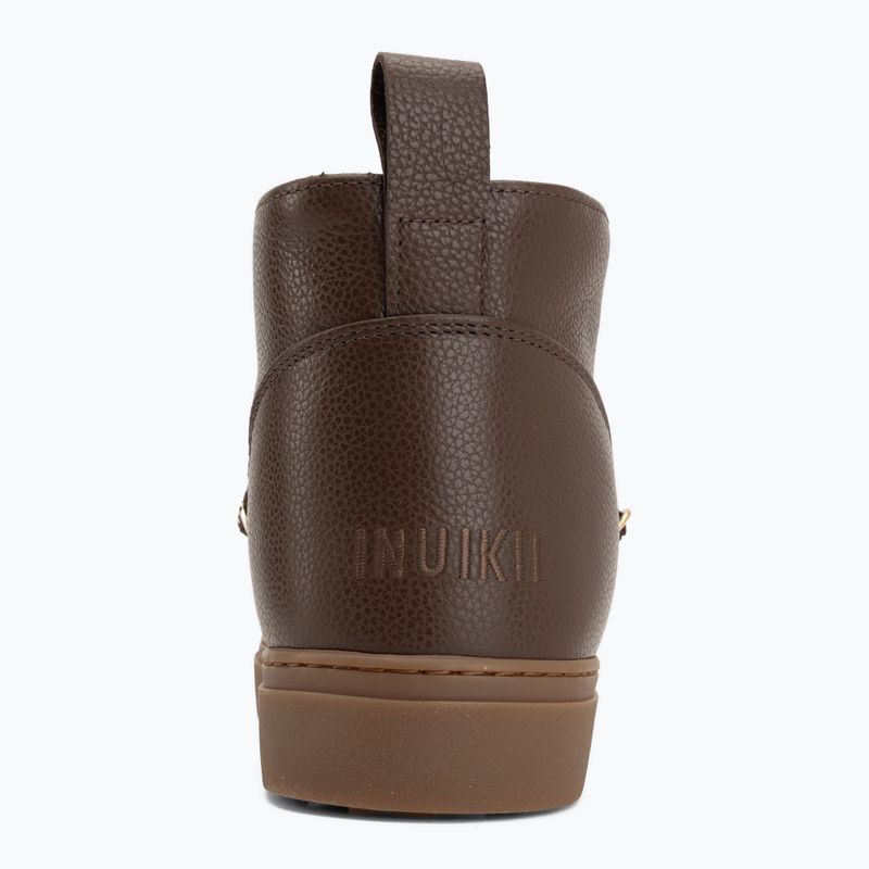 Women's snow boots INUIKII Full Leather Gloss brown 6
