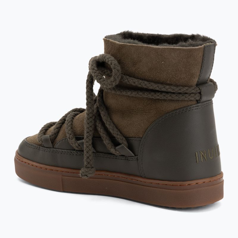 Women's snow boots Inuikii Classic olive green 3