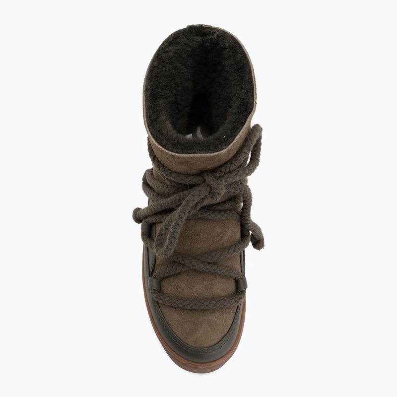 Women's snow boots Inuikii Classic olive green 5