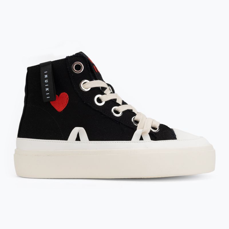 Women's shoes INUIKII Matilda High Top Distressed black 2