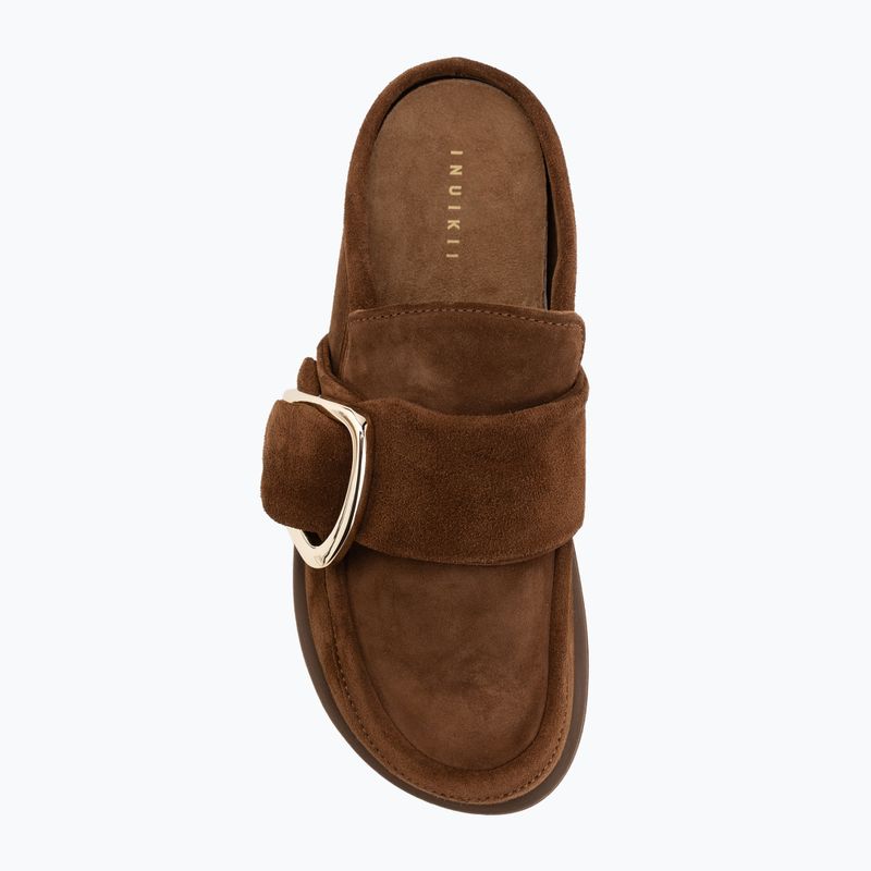 Women's slides INUIKII Mule Soft brown 5