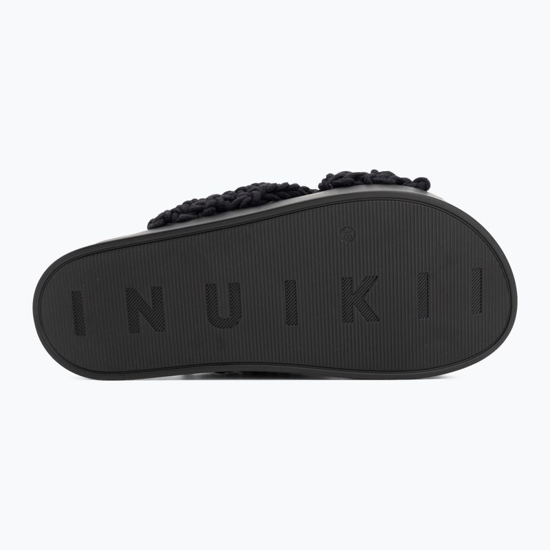Women's slides INUIKII Woven Stones black 4