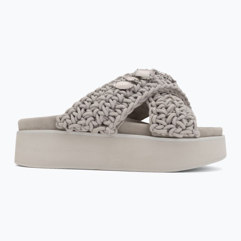 Women's slides INUIKII Woven Stones Platform stone grey 2