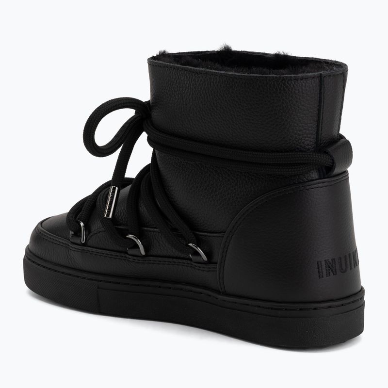 Women's snow boots INUIKII Full Leather black 3
