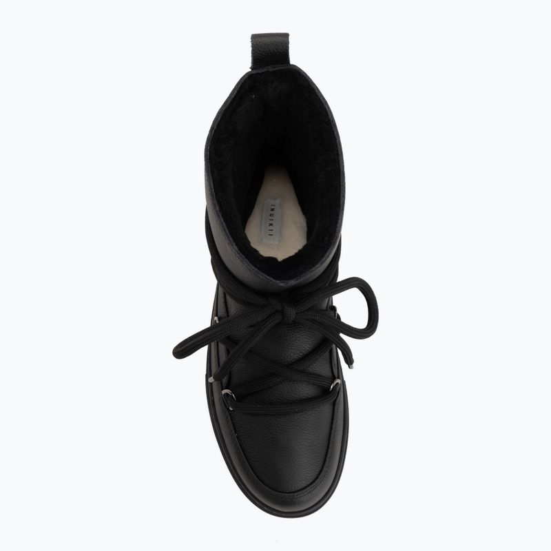 Women's snow boots INUIKII Full Leather black 5