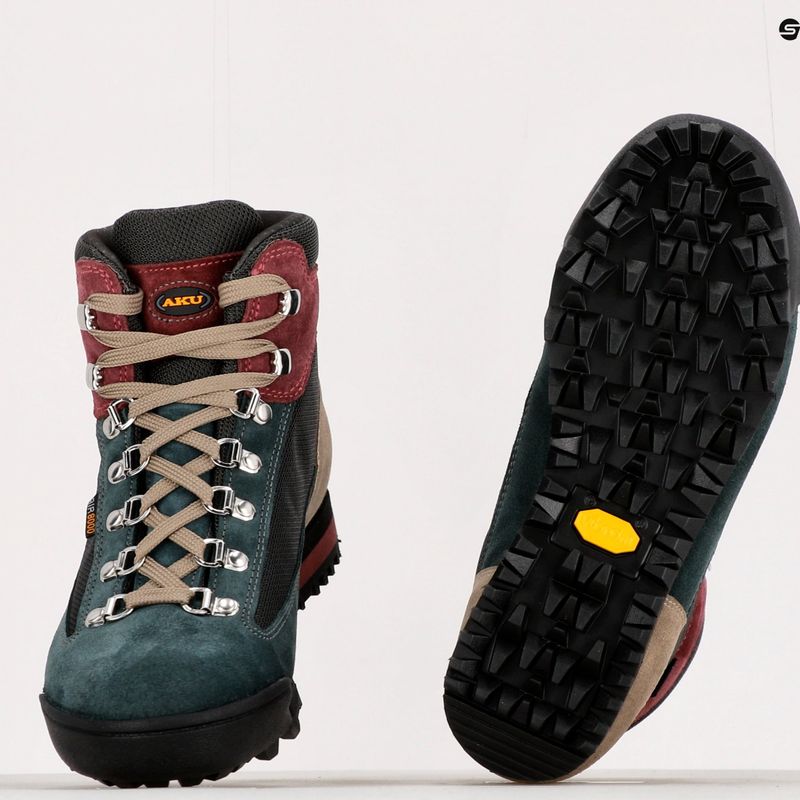 Women's trekking boots AKU Ultra Light Original GTX grey-green 365.20-388 11