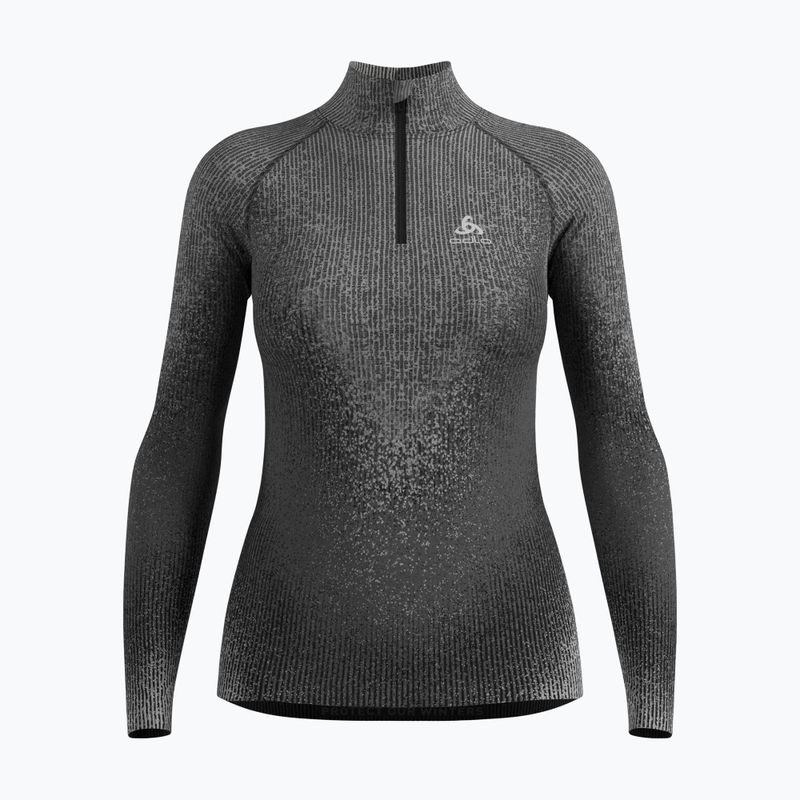 Thermoactive sweatshirt ODLO Performance Warm Blackcomb Bl Top Turtle Neck HZ black