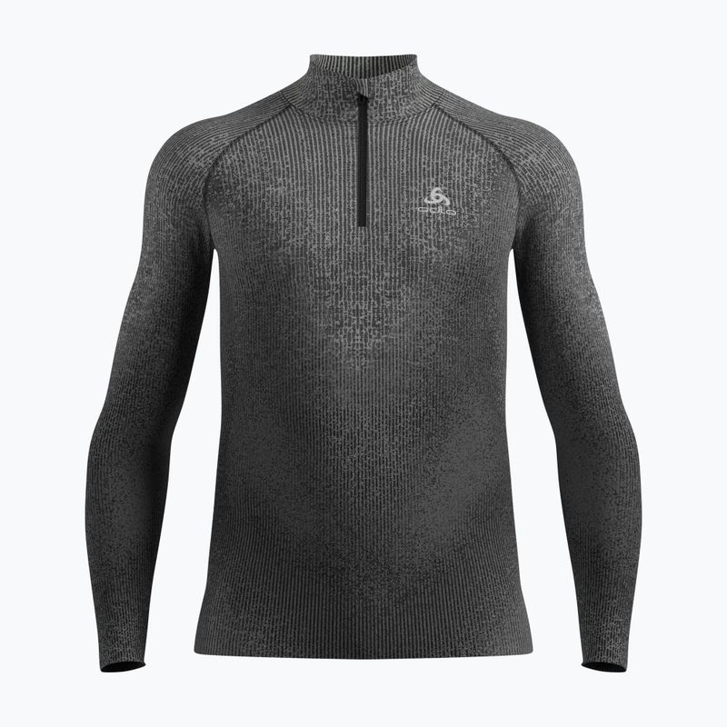 Men's thermal active sweatshirt ODLO Performance Warm Blackcomb Bl Top Turtle Neck HZ black
