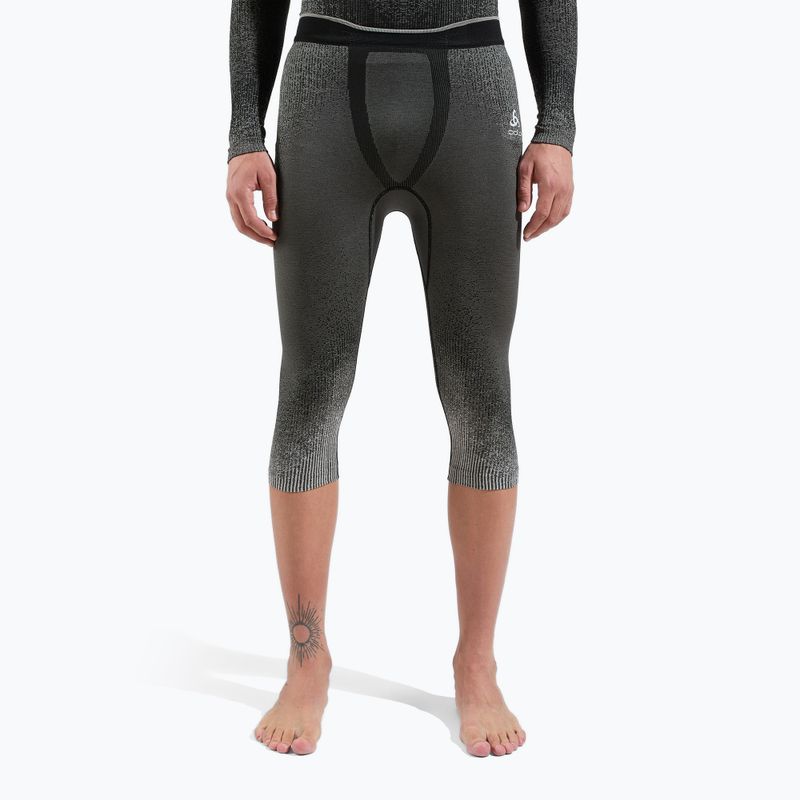 Men's thermal trousers ODLO Performance Warm Blackcomb Bl Bottom Long black