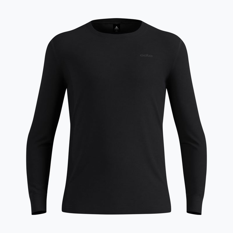 Men's thermal sweatshirt ODLO Merino 200 Bl Top Crew Neck black 6