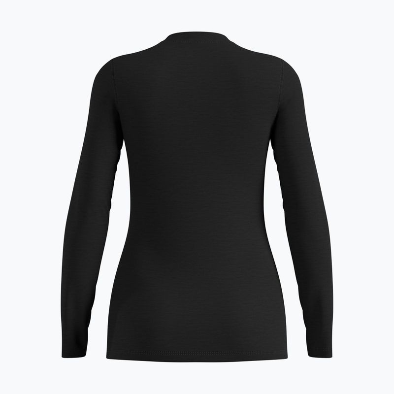 Women's thermal top ODLO Merino 160 Bl Top Crew Neck black 6