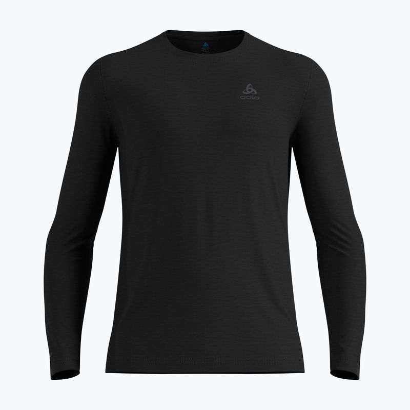Men's thermal longsleeve ODLO Merino 160 Bl Top Crew Neck black 4
