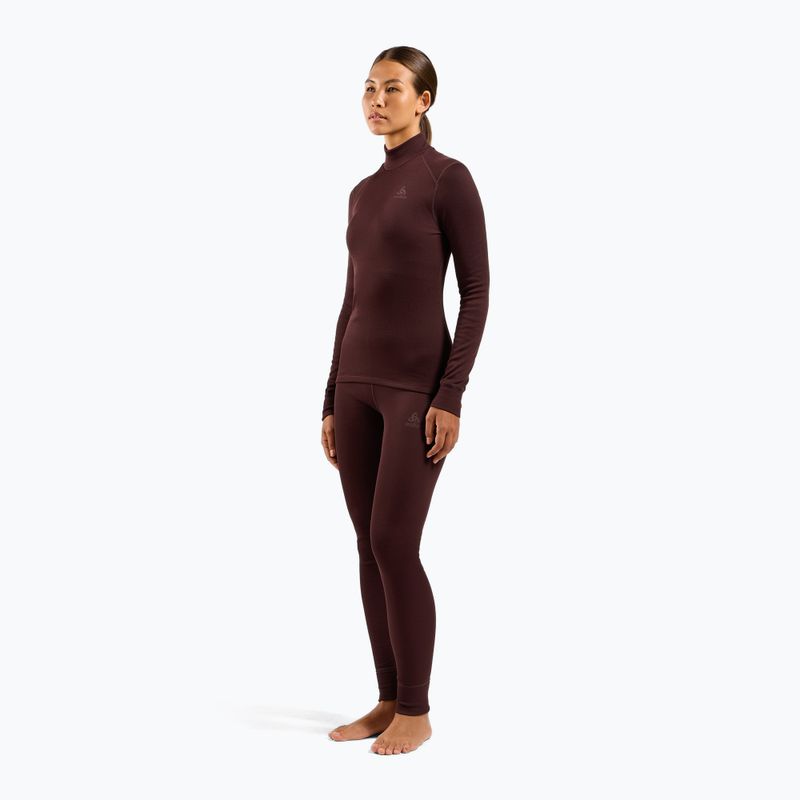 Women's thermal trousers ODLO Active Warm Bl Bottom Long fudge 2