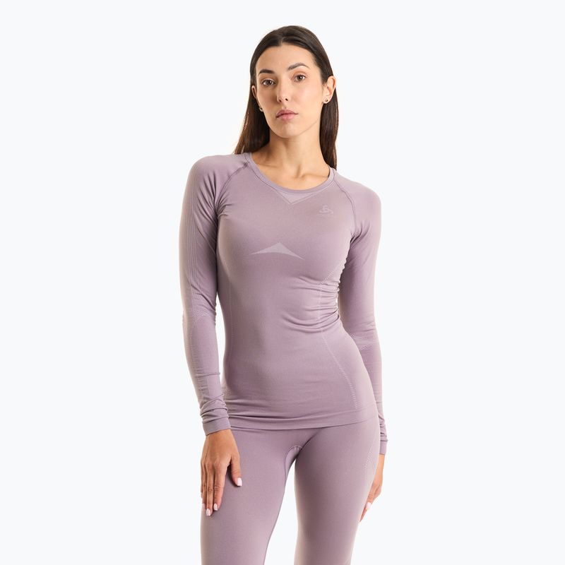 Women's thermal underwear set ODLO Fundamentals Performance Warm gray ridge 2