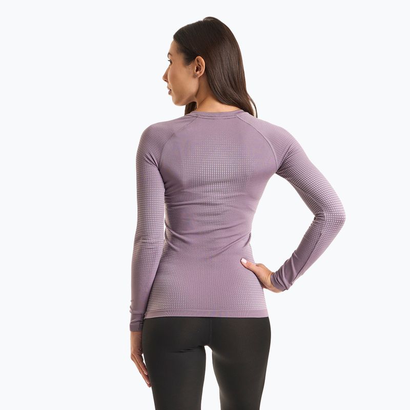 Women's thermal active sweatshirt ODLO Performance Warm Bl Top Crew Neck gray ridge 2