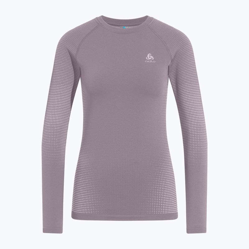 Women's thermal active sweatshirt ODLO Performance Warm Bl Top Crew Neck gray ridge 5