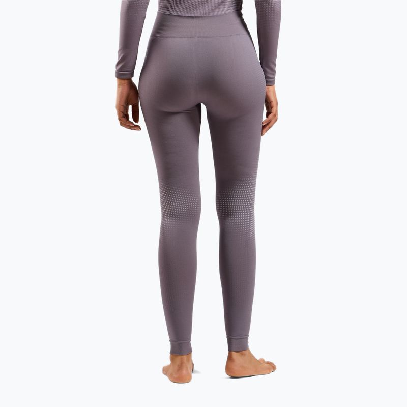 Women's thermal trousers ODLO Performance Warm Bl Bottom Long gray ridge 3