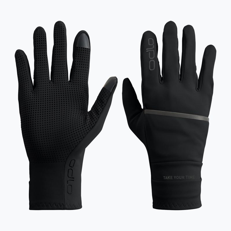 Trekking gloves ODLO Multisport Windproof Light Full Finger black 2