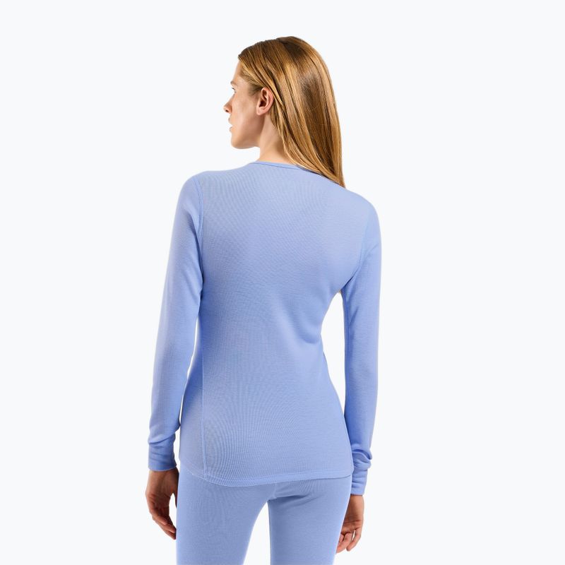 Women's thermal top ODLO Active Warm Bl Top Crew Neck blue heron 3