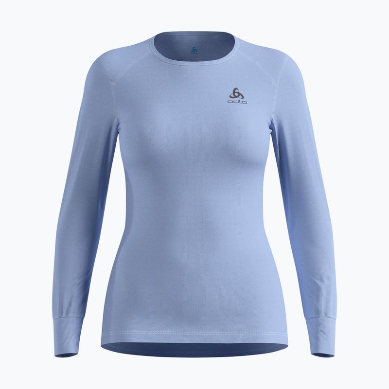 Women's thermal long-sleeve top ODLO Active Warm Bl Top Crew Neck blue heron