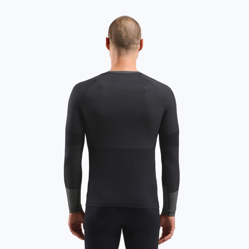 Men's thermal active sweatshirt ODLO Fundamentals Performance Warm Bl Top Crew Neck black 3
