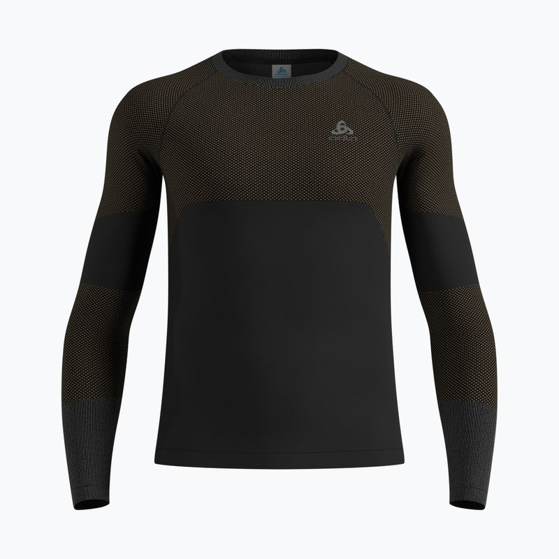 Men's thermal active sweatshirt ODLO Fundamentals Performance Warm Bl Top Crew Neck black 5