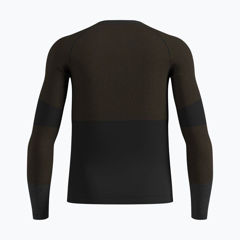 Men's thermal active sweatshirt ODLO Fundamentals Performance Warm Bl Top Crew Neck black 6