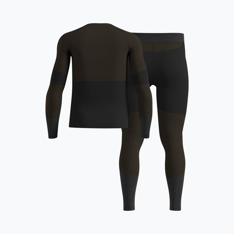 Men's thermal underwear set ODLO Fundamentals Performance Warm black 2