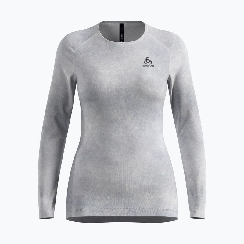Women's thermal top ODLO Active Warm X Pow Bl Top Crew Neck odlo silver grey