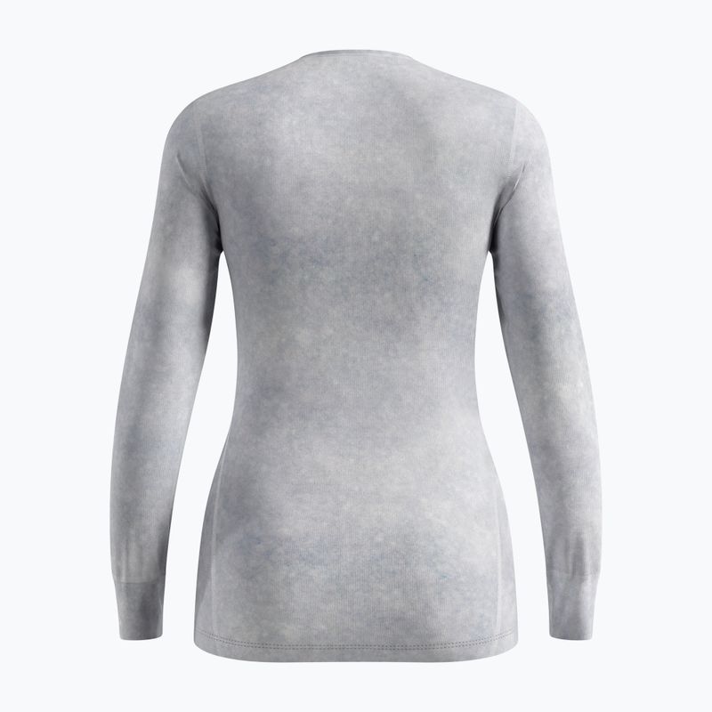 Women's thermal longsleeve ODLO Active Warm X Pow Bl Top Crew Neck odlo silver grey 2