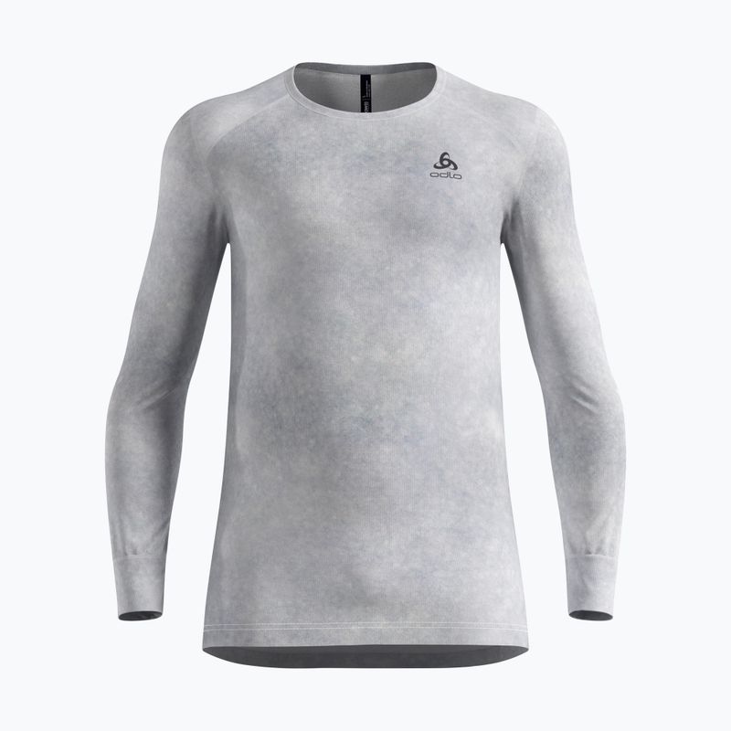 Men's thermal top ODLO Active Warm X Pow Bl Top Crew Neck odlo silver grey