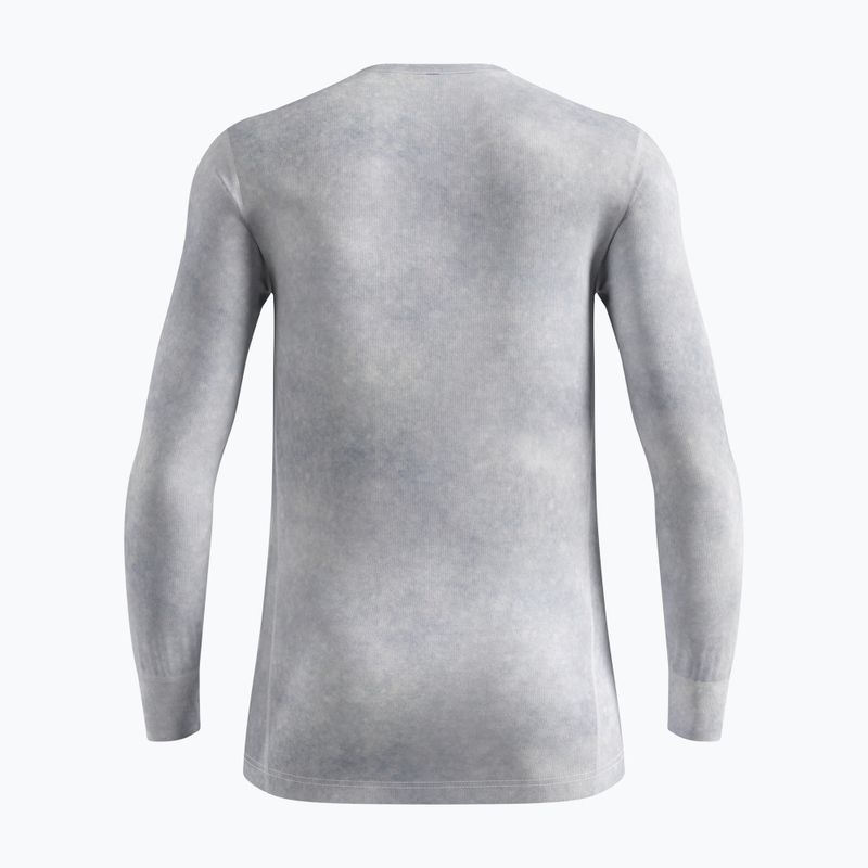 Men's thermal longsleeve ODLO Active Warm X Pow Bl Top Crew Neck odlo silver grey 2