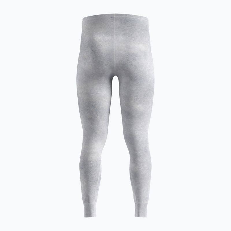 Men's thermal trousers ODLO Active Warm X Pow Bl Bottom Long odlo silver grey 2