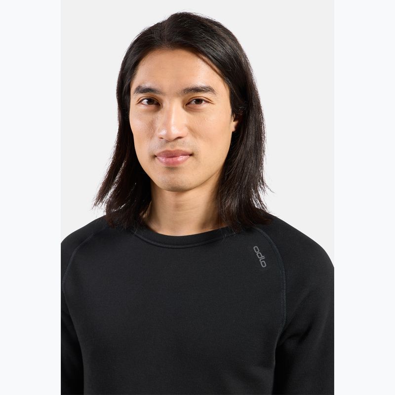 Men's thermal sweatshirt ODLO Active X-Warm Bl Top Crew Neck black 4
