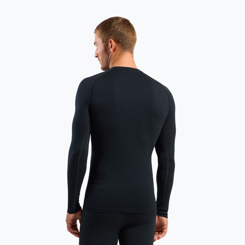 Men's thermal sweatshirt ODLO Performance Warm Bl Top Crew Neck black 3