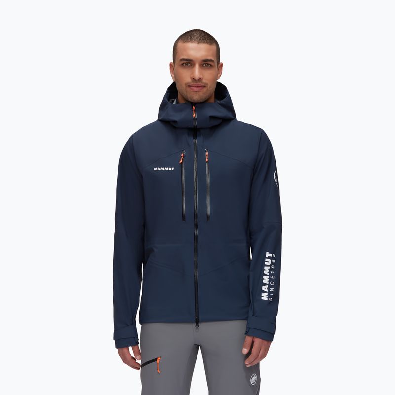 Mammut 160 Years Taiss HS men's hardshell jacket navy blue