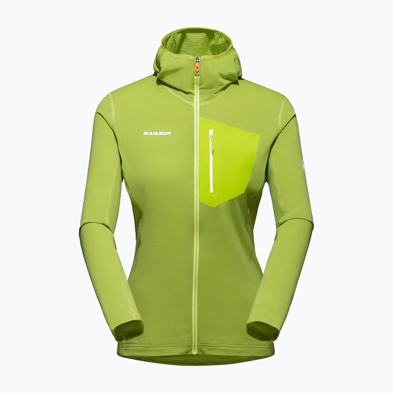 Mammut women's fleece sweatshirt Aenergy Light Ml green