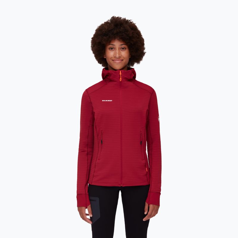 Mammut Aconcagua Light MI women's fleece sweatshirt red 8