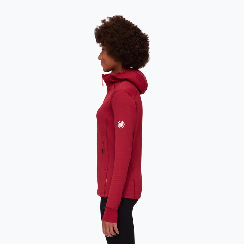 Mammut Aconcagua Light MI women's fleece sweatshirt red 9