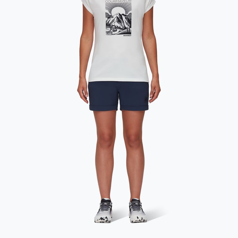 Mammut women's trekking shorts Runbold Roll Cuff navy blue 1023-00700-5118-38-10
