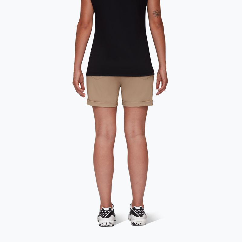 Mammut women's trekking shorts Runbold Roll Cuff beige 3