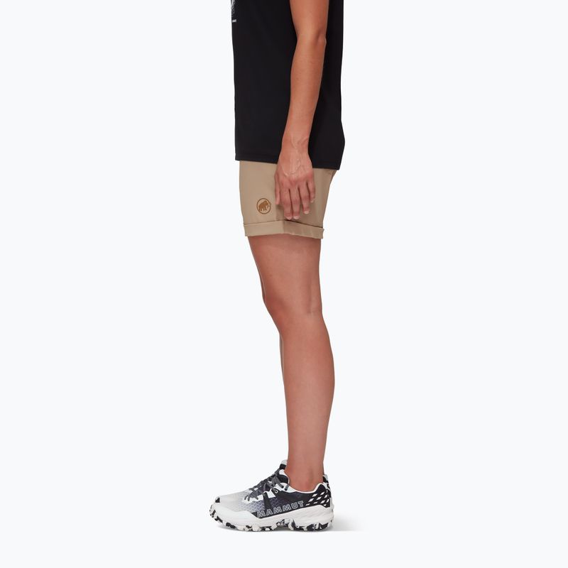 Mammut women's trekking shorts Runbold Roll Cuff beige 2