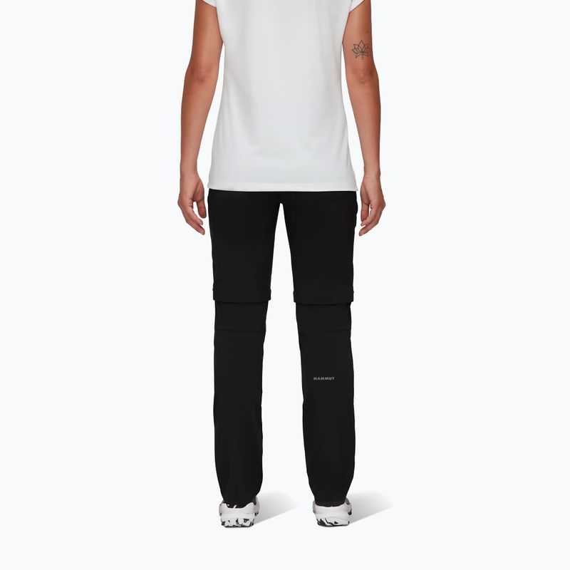 Mammut Runbold Zip Off women's trekking trousers black 3