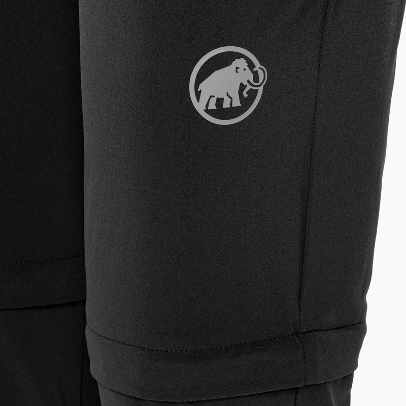 Mammut Runbold Zip Off women's trekking trousers black 7